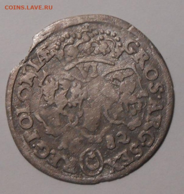 Польша.6 грошей 1682 г.Оценка. - 18
