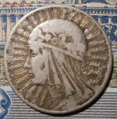 Польша.5 злотых 1932 г.До 25.12.2020 г.в 22-00 мск. - 150