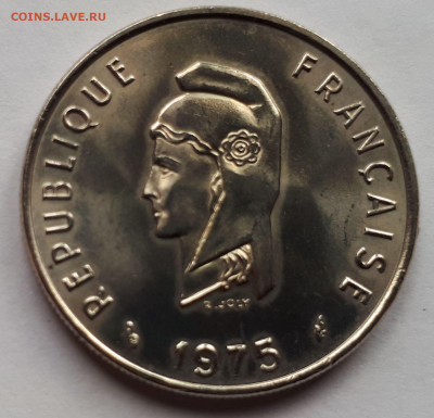 Француз.Территория Афар и Исса 50 франков 1975 Тираж-180 000 - 6