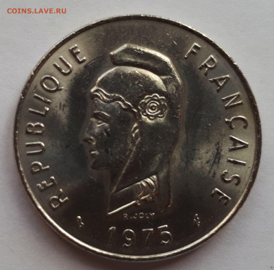 Француз.Территория Афар и Исса 100 франк. 1975 Тираж-600000 - 9