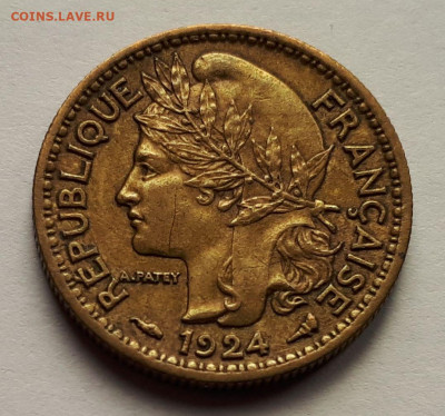 Французский Камерун - 50 сантимов 1924 г. Сохран! - 8