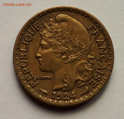 Французский Камерун - 50 сантимов 1924 г. Сохран! - 7