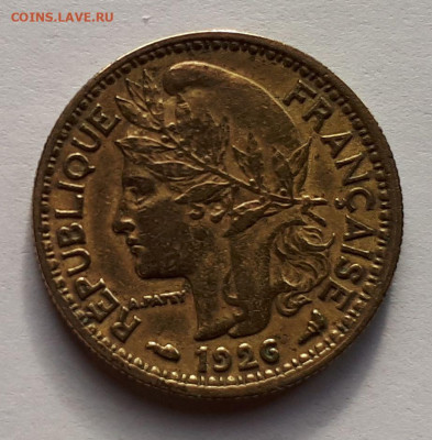 Французский Камерун - 50 сантимов 1926 г. Сохран! - 7