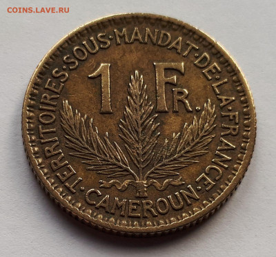 Французский Камерун - 1 франк 1926 г. - 4