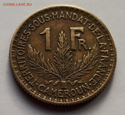 Французский Камерун - 1 франк 1926 г. - 2