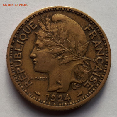 Французский Камерун - 2 франка 1924 г. - 7
