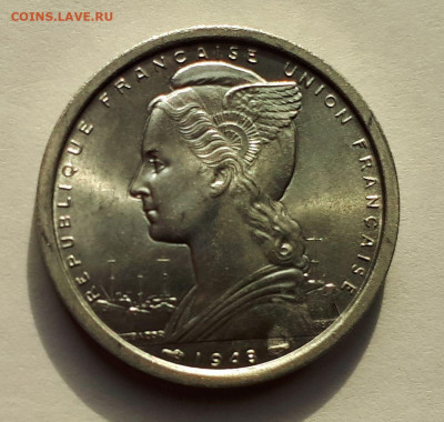 Французский Камерун - 2 франка 1948 г. UNC - 7