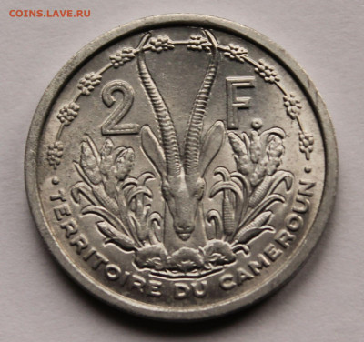 Французский Камерун - 2 франка 1948 г. UNC - 4
