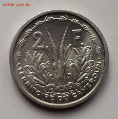 Французский Камерун - 2 франка 1948 г. UNC - 3