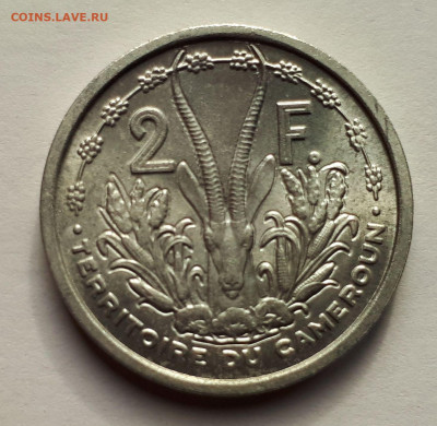 Французский Камерун - 2 франка 1948 г. UNC - 1