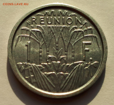 Реюньон Французский 1 франк 1948. Сохран! UNC - 2