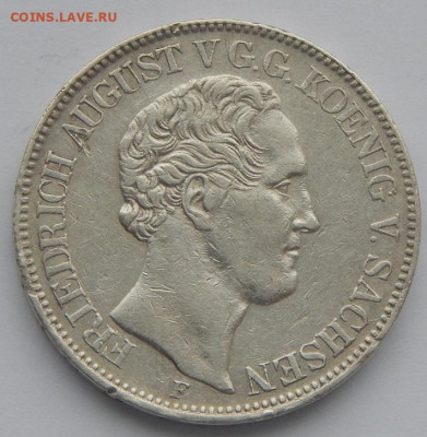 Саксония 1 талер 1850 - DSCN4587.JPG