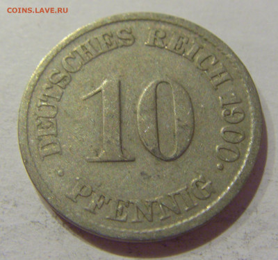 10 пфеннигов 1900 J Германия №1 26.12.2020 22:00 МСК - CIMG1386.JPG
