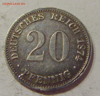 20 пфеннигов 1874 B Германия №1 26.12.2020 22:00 МСК - CIMG1534.JPG
