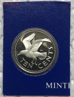 10 центов 1975 Барбадос Пруф до 21.30 МСК 24.12.20 - IMG_3295