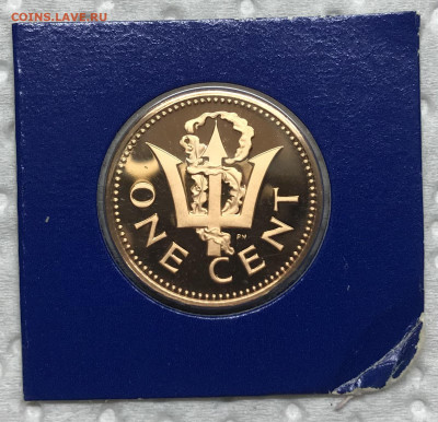 1 цент Барбадос Пруф до 21.30 МСК 24.12.20 - IMG_3303