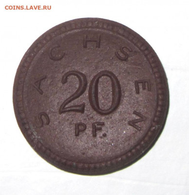 20 пфеннигов 1921 г., нотгельд. г. Мейсен, фарфор - IMG_5530.JPG