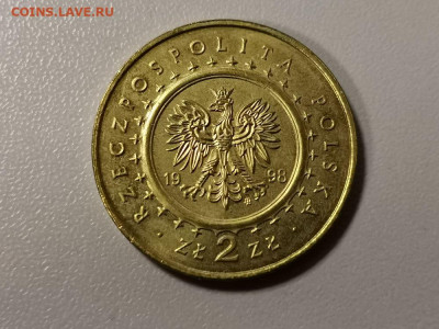 Польша 2 злотых 1998г -Замок в Курнике, до 29.12 - Я Польша Курник-2