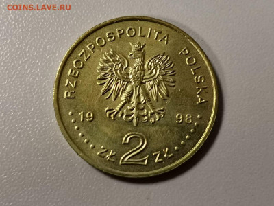 Польша 2 злотых 1998г -Олимпийские игры в Нагано, до 29.12 - Я Польша Нагано-2