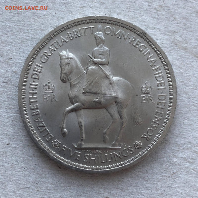 Великобритания 5 шиллингов 1953, до 25.12. - geik2s_h5s4