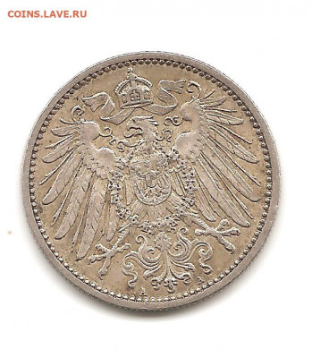 Германия.1 марка1910. серебро. Фикс - 222 009
