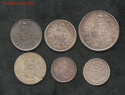 Англия.Индия. 6 монет       25.12  фикс - 222 014