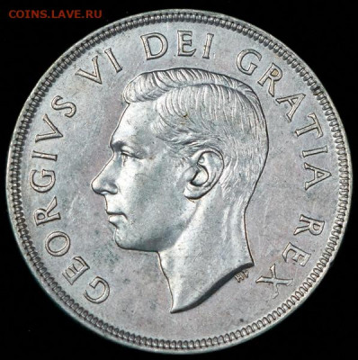 Монеты с Корабликами - 1-dollar-1949-prisoedinenie-nyufaundlenda-kanada_31353-1