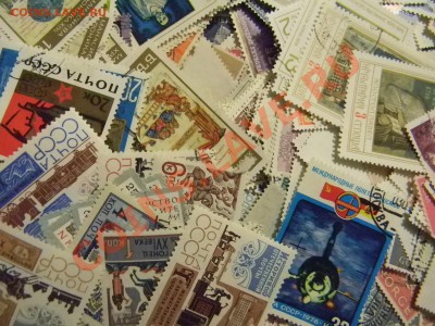 Бессистемная РАСПРОДАЖА почтовых марок МИРА от 1000 штук. - сток марок 4.JPG