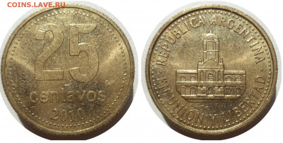25 сентаво 2010 г. АРГЕНТИНА до 27.12.20 в 22:00 МСК - 25 аргентина 3