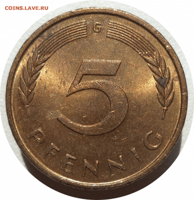 5 пфеннигов 1978 г. (G) ФРГ до 27.12.20 в 22:00 МСК - Rounded_20201226_170611
