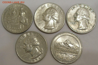 Монеты США (доллары, квотеры), Евро и другие - 11.JPG