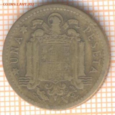 Испания 1 песета 1947(54) г., до 30.12.2020 г. 22.00 по Моск - Испания 1 песета 1947 2152а