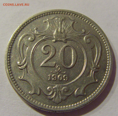 20 геллеров 1909 Австрия №1 02.01.2021 22:00 МСК - CIMG8714.JPG