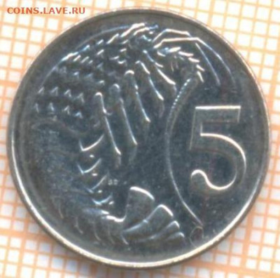 Каймановы острова 5 центов 2008 г., до 2.01.2021 г. 22.00 по - Каймановы 5 центов 2008 2502а