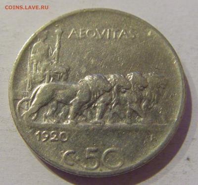 50 чентезимо 1920 Италия №2 02.01.2021 22:00 МСК - CIMG9805.JPG