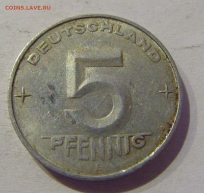 5 пфеннигов 1952 Е ГДР №1 02.01.2021 22:00 МСК - CIMG9913.JPG