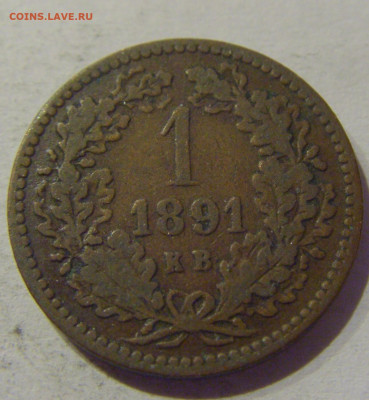 1 крейцер 1891 Венгрия №1 02.01.2021 22:00 МСК - CIMG0158.JPG