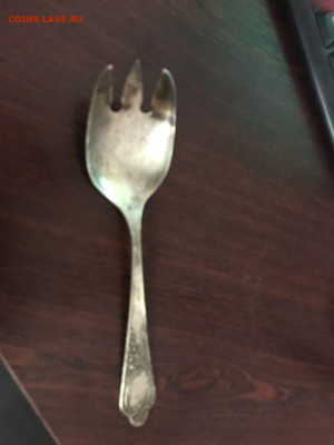 Вилка Салатная Серебро 875 проба, вес 80 гр. - XqdkyXq6_C0