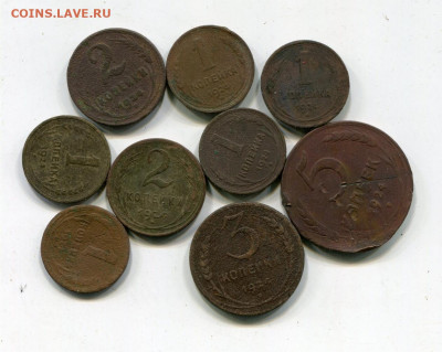9 монет 1924. до 04.01.21 22-30 - 9 1924