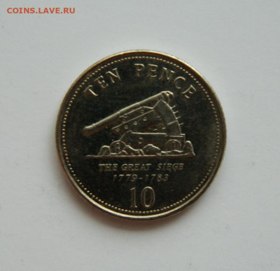 Гибралтар 10 пенсов 2009 г. (Пушка) до 31.12.20 - DSCN4839.JPG