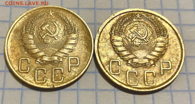 Погодовка СССР: 5коп. 1938г. + 5коп 1939г. - 5коп 1938,39 А