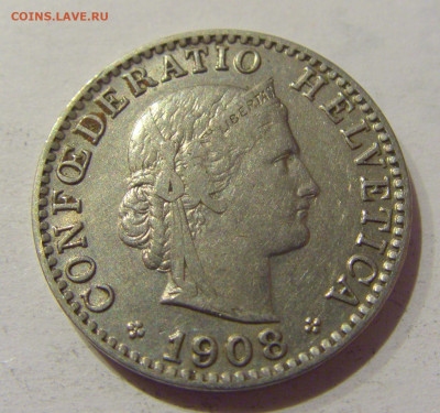 20 раппен 1908 Швейцария №2 06.01.2021 22:00 МСК - CIMG0629.JPG