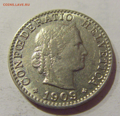 20 раппен 1909 Швейцария №1 06.01.2021 22:00 МСК - CIMG0633.JPG