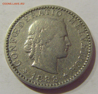 20 раппен 1883 Швейцария №2 06.01.2021 22:00 МСК - CIMG0673.JPG