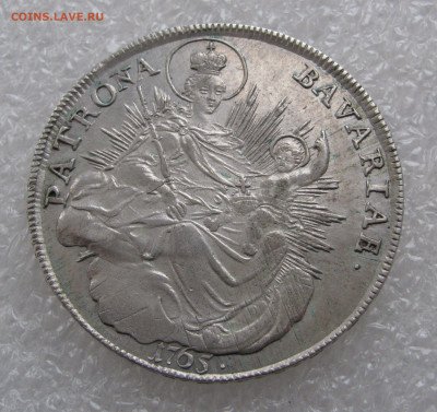 Курфюршество Бавария. Максимилиан III. 1 Талер 1765 года. AU - Тал1765 (5).JPG