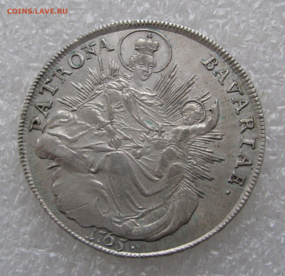 Курфюршество Бавария. Максимилиан III. 1 Талер 1765 года. AU - Тал1765 (4).JPG