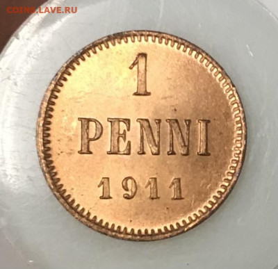 1 пенни 1911 г. Unc До 7.01.2021 22.00 по МСК - 85A5A907-1765-47BA-BF88-ED5EAF639B82