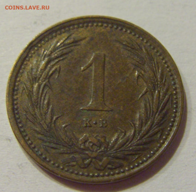 1 филлер 1895 Венгрия №1с 08.01.2021 22:00 МСК - CIMG4362.JPG