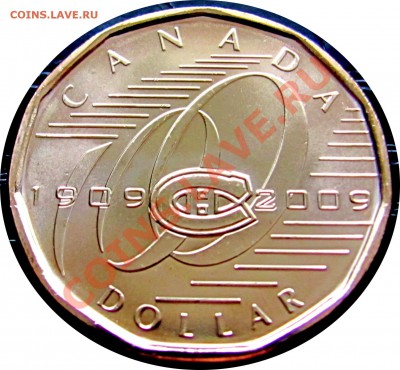 D24 1$ Канада 2009 Монреаль Канадиенс UNC до 07.10 в 22°° - D24 1$ Montreal_2
