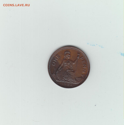 1 пенни 1952 Великобритании. Что за монета? - 3 001